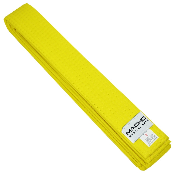 Macho Yellow Martial Art Belt