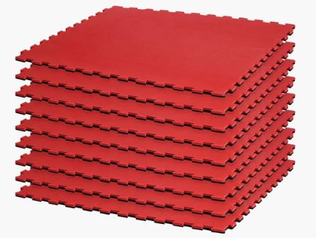Century Reversible Puzzle Mat 9 Pack Bundle - Red/Black
