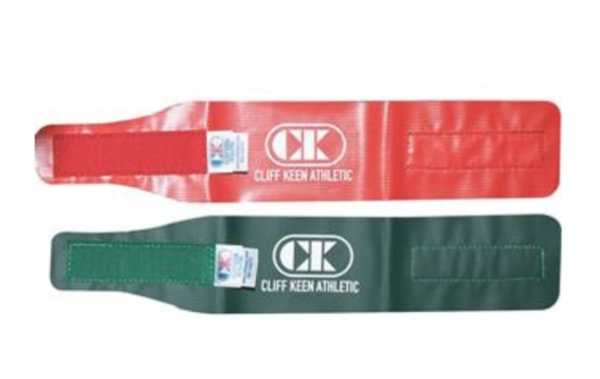Cliff Keen Tournament Ankle Bands – Green/Red