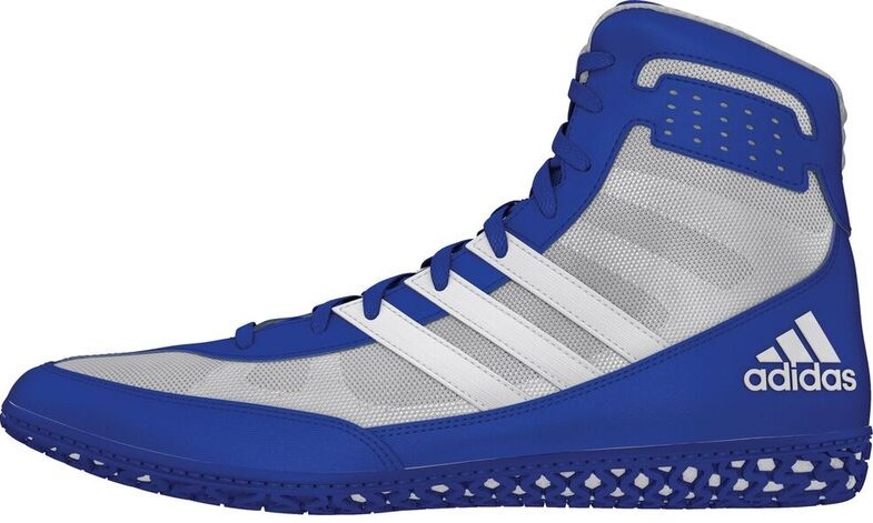 Adidas Women's Mat Wizard Wrestling Shoe - Royal Blue & White/Grey