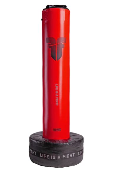Fighter 3-in-1 Free Standing Portable Boxing Bag Red