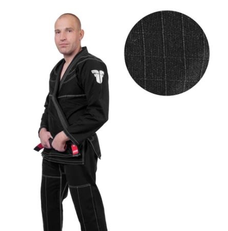 Fighter BJJ Gi Ripstop Uniform - Black BJJBL-06