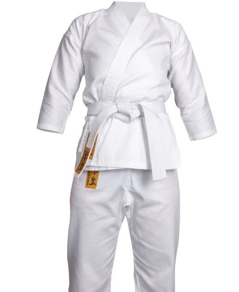 Fighter Hayashi Gakusei Lightweight White Student Uniform - 7oz SPE 019
