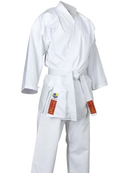 Fighter Hayashi HEIAN Lightweight WKF Approved 7oz Martial Arts Student Uniform - White