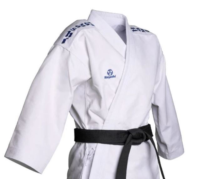 Fighter Hayashi Karate-GI Bunkai - Blue Embroidery