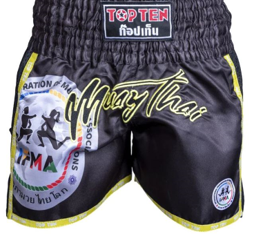 Fighter Top Ten IFMA Shorts Patchara - 18512 - Black