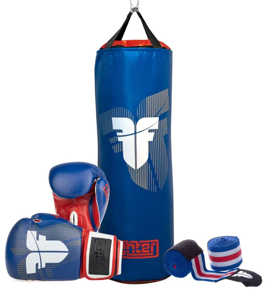 Fighter Training Set Blue-White-Red Set 2