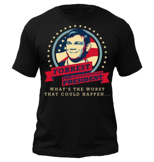 Torque Forrest For President T-Shirt – Black