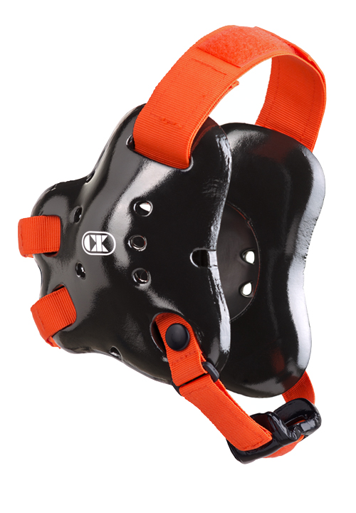 Cliff Keen Fusion Wrestling Headgear - Black/Orange