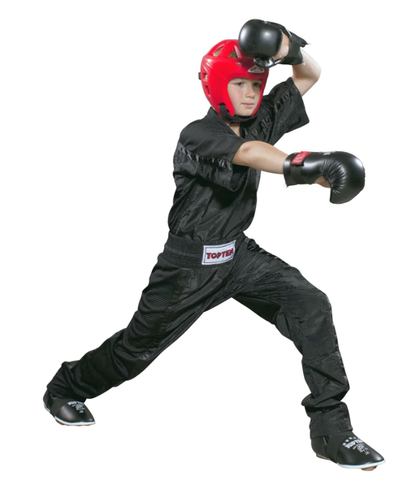 Fighter Kickboxing Pants "Mesh" Black