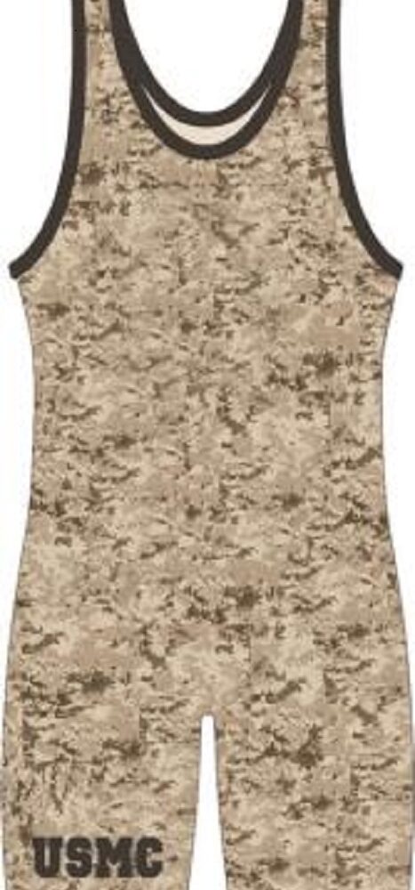 Matman Youth USMC Camo Wrestling Singlet