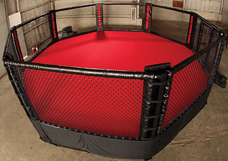 PRO USA MMA Elevated Octagon Cage