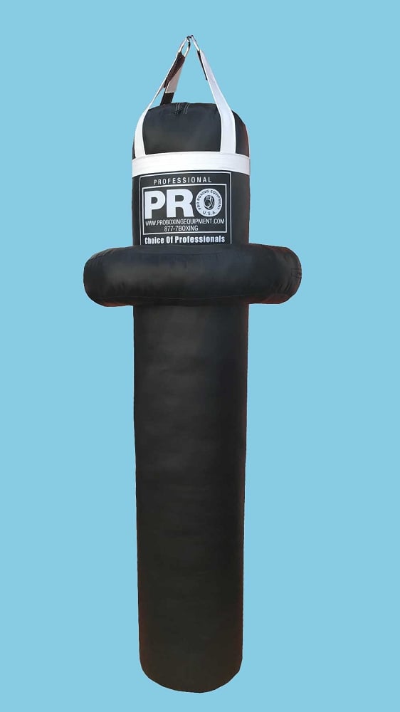 PRO 6' Long Unfilled Hanging Banana Punching Bag with Uppercut Donut