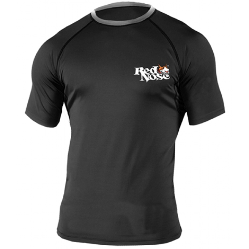 Red Nose Pitbull Wrestling and MMA Rashguard Top