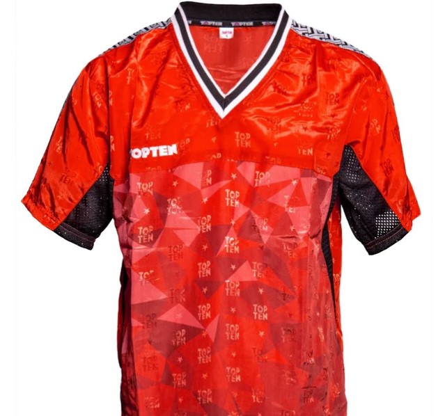 Fighter Top Ten Prism Uniform - Red
