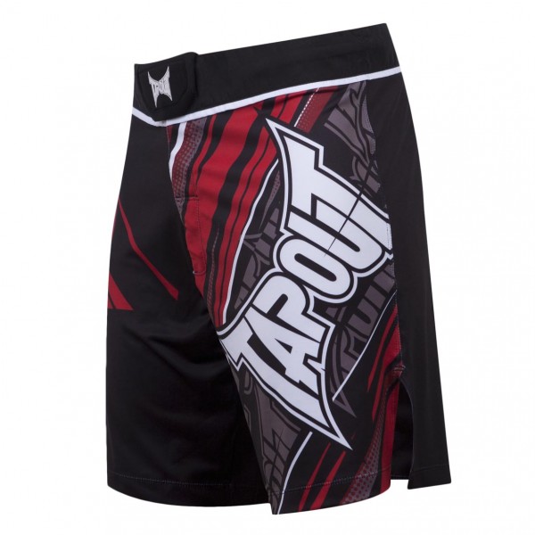 Tapout 4 Way Stretch Performance Fight Shorts - Red